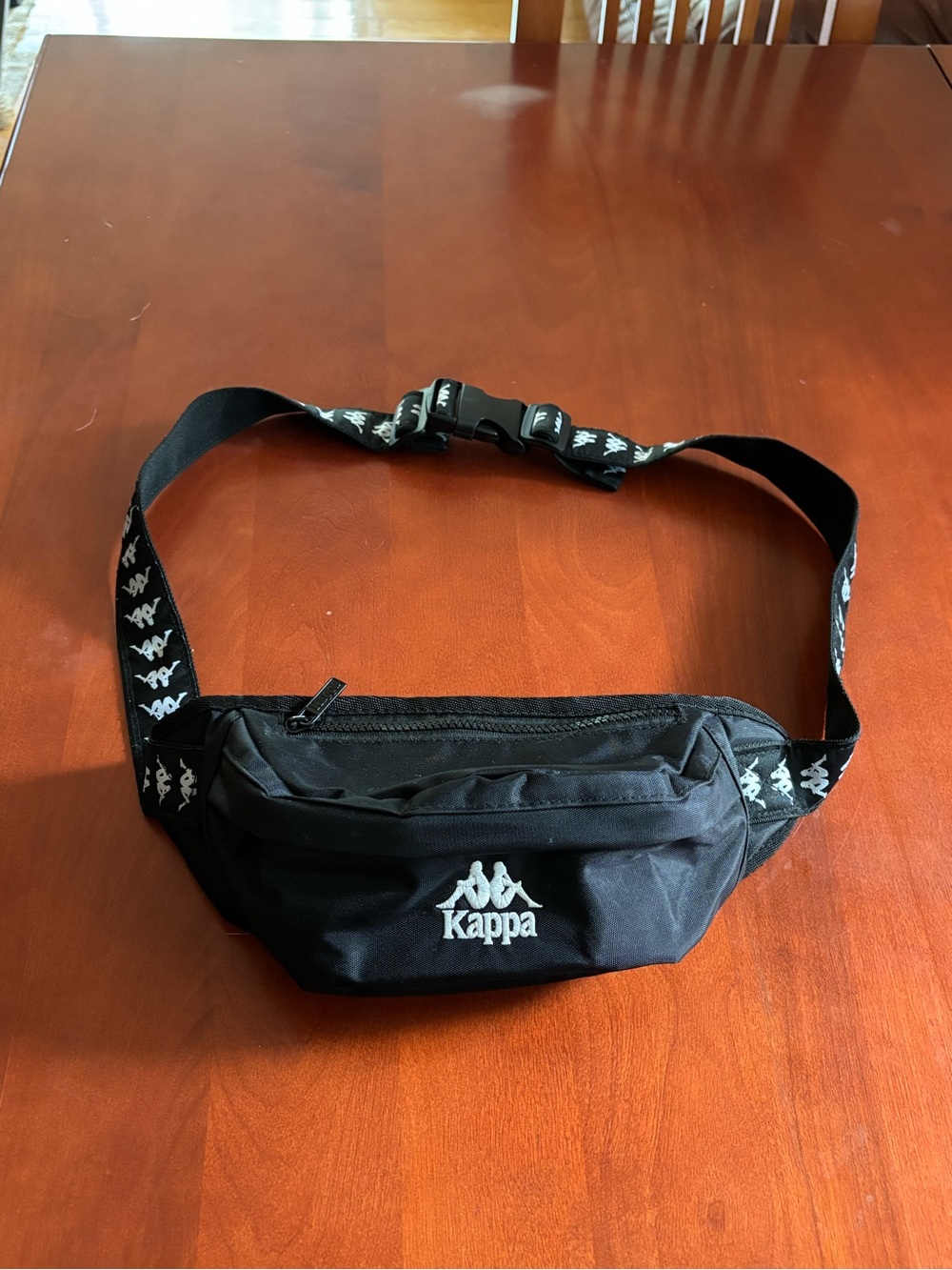 Kappa Fanny Pack Size Medium Black